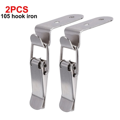 4pcs Duck-mouth Buckle Hook Wooden Box Hasps Clamp 90 Degrees