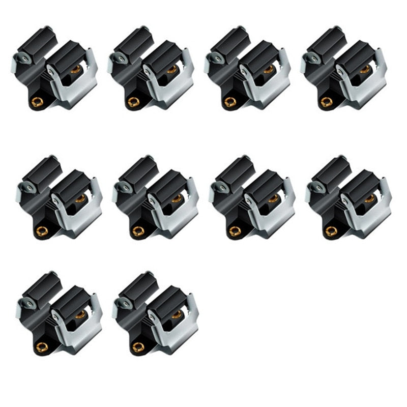 5pcs 10pcs Mop Broom Holder Wall Mounted Garden Storage Clips Rack