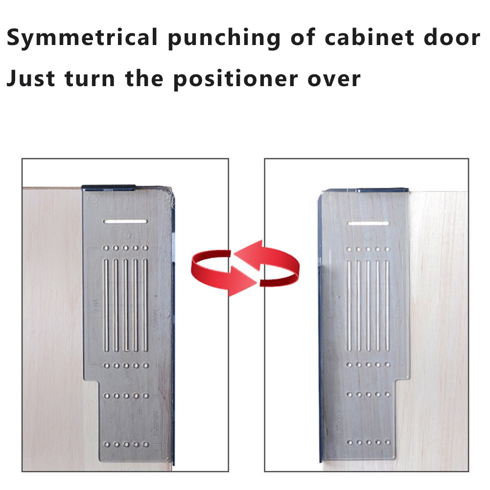 Cabinet Handle Drill Mounting Kit for Drawer Pulls Door Template