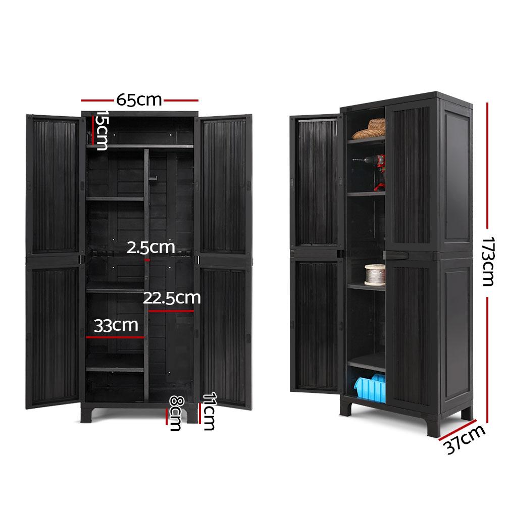 Gardeon Outdoor Storage Cabinet Lockable Tall Garden Sheds Garage