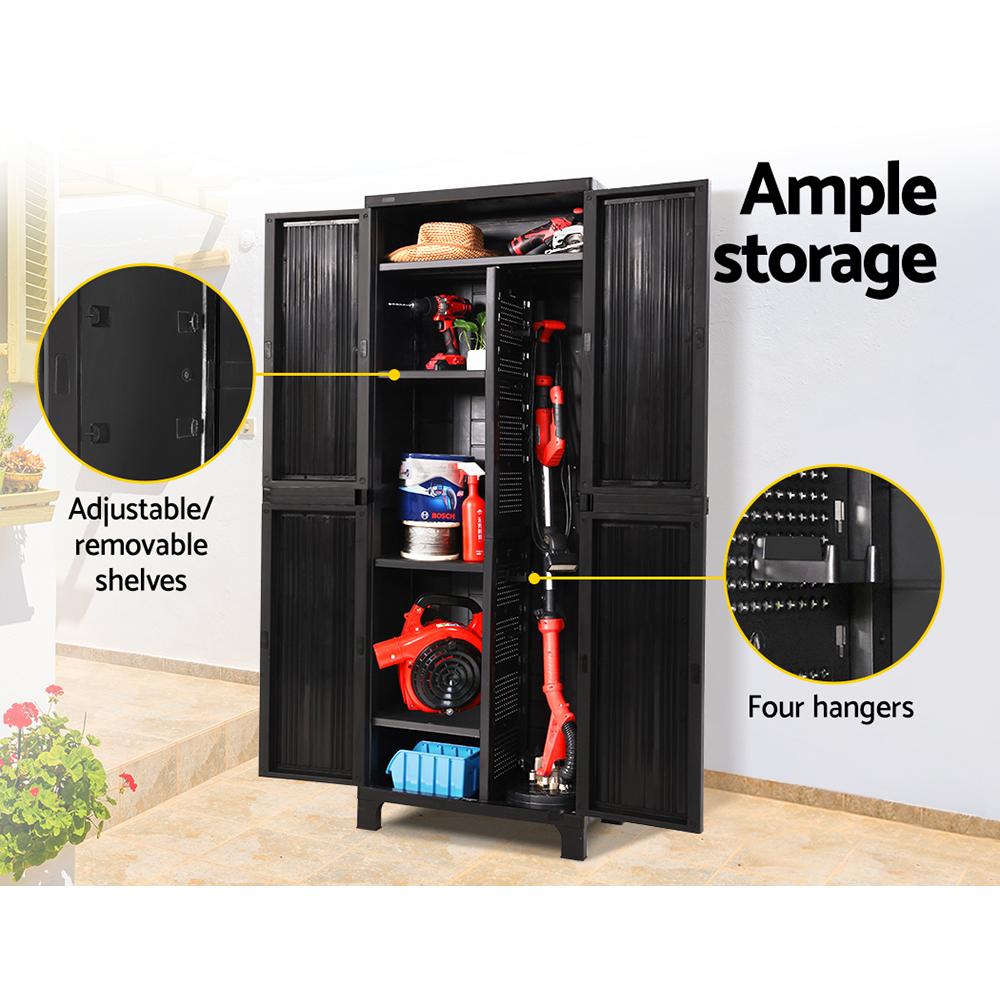Gardeon Outdoor Storage Cabinet Lockable Tall Garden Sheds Garage