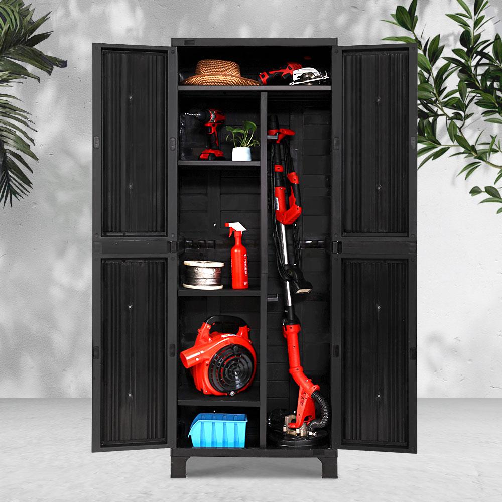 Gardeon Outdoor Storage Cabinet Lockable Tall Garden Sheds Garage