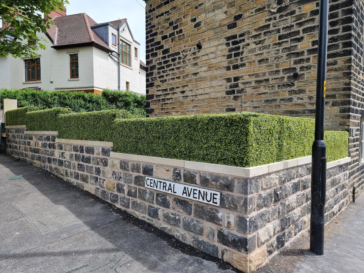 Artificial Tropical Hedge Panel 50x50cm