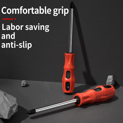 2pcs Magnetic Screwdriver Multifunctional Flat Head Cross Screwdriver