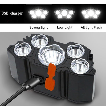 Head Lamp Usb Rechargeable Battery | Fishing Headlight Battery - Usb