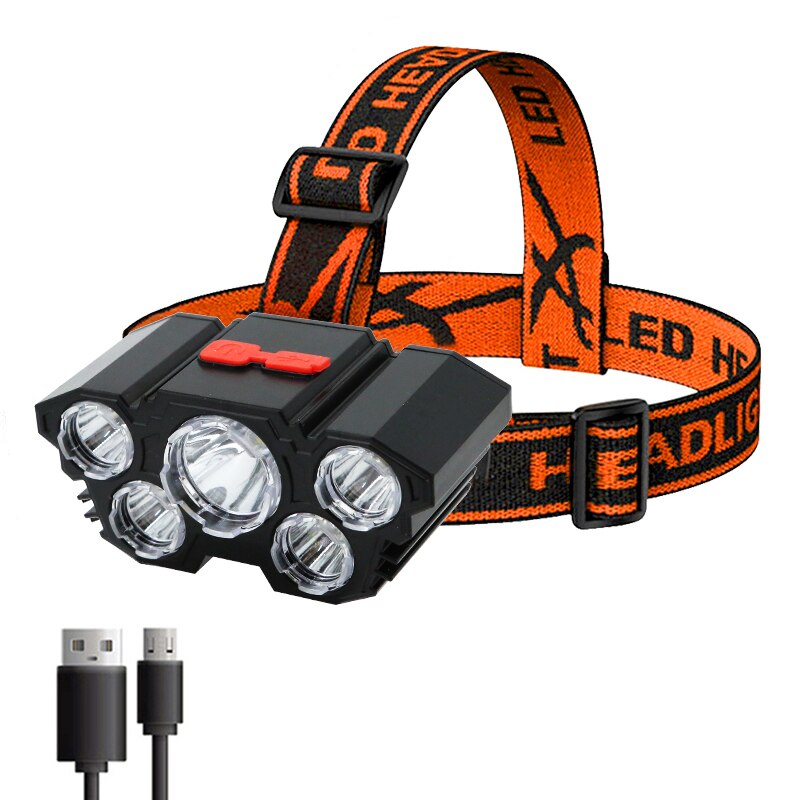 Head Lamp Usb Rechargeable Battery | Fishing Headlight Battery - Usb