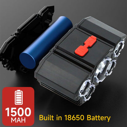 Head Lamp Usb Rechargeable Battery | Fishing Headlight Battery - Usb