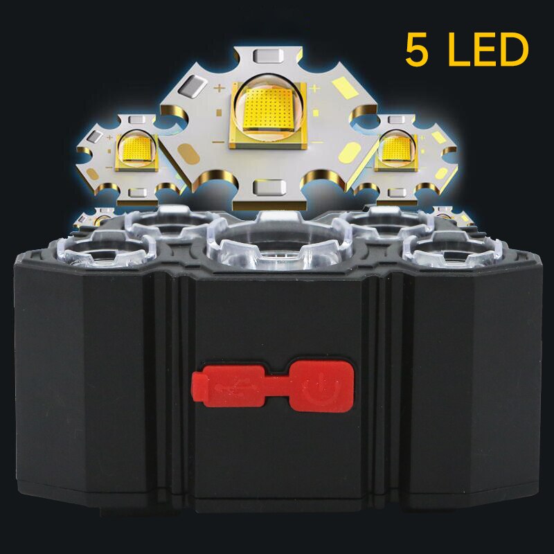 Head Lamp Usb Rechargeable Battery | Fishing Headlight Battery - Usb