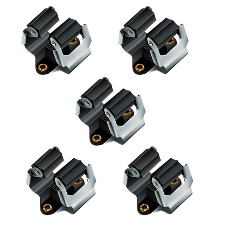 5pcs 10pcs Mop Broom Holder Wall Mounted Garden Storage Clips Rack