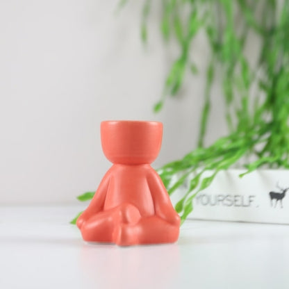 Creative Humanoid Ceramic Flower Pot Vase Plant Pot Ceramic Crafts
