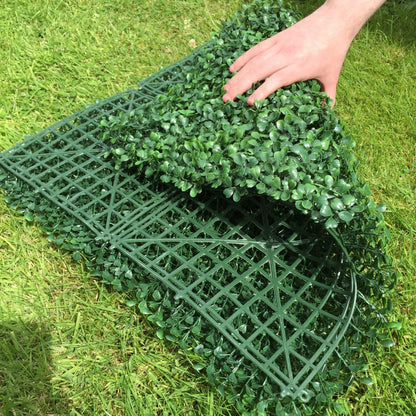 Artificial Boxwood Hedging Panel 50cm X 50cm