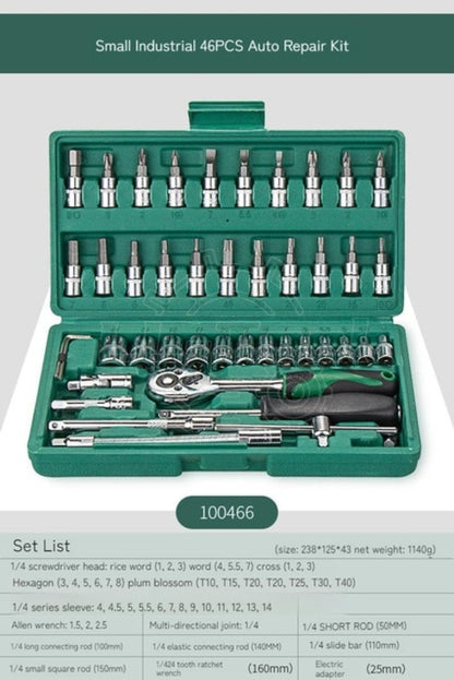 Multifunctional Auto Repair Tools Box Set Electrician Spanner