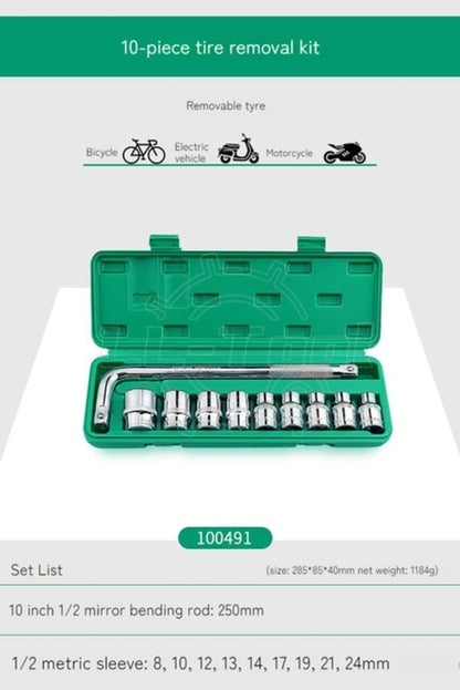 Multifunctional Auto Repair Tools Box Set Electrician Spanner