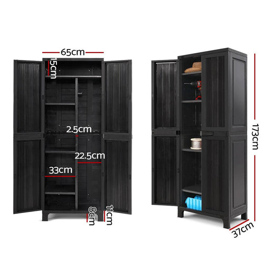 Gardeon Outdoor Storage Cabinet Lockable Tall Garden Sheds Garage