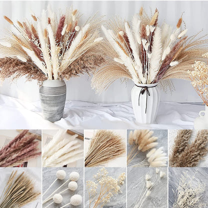 Bouquets Natural Dried Flowers Decoration | Artificial Flowers