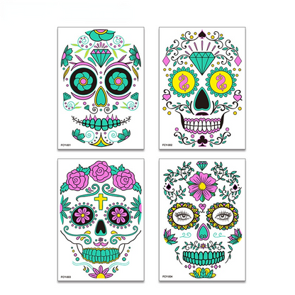 Halloween Luminous Tattoo Sticker Face Sticker